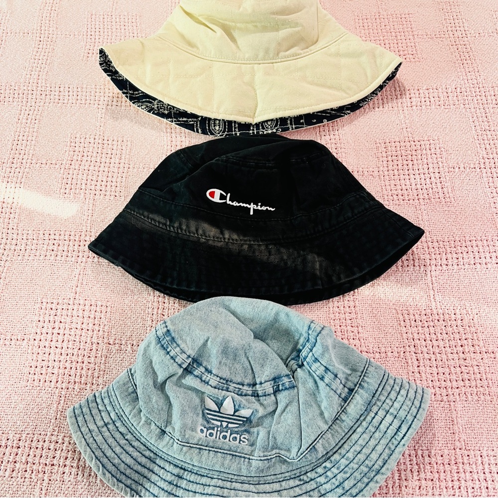 Bundle of 3 cute bucket hats